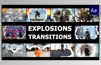 Download <span class='badge badge-warning'>Realistic</span> Explosions Transitions for After Effects (<span class='badge badge-warning'>Videohive</span> 47190965) - AE Project