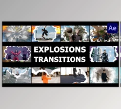 Download Realistic Explosions Transitions for After Effects (Videohive 47190965) - AE Project