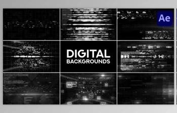 Download <span class='badge badge-warning'>Collection</span> Of Digital Backgrounds for After Effects (Videohive 47437114) - AE Project