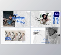 Download Torn Paper Social Media Slides for After Effects (Videohive 47406994) - AE Project