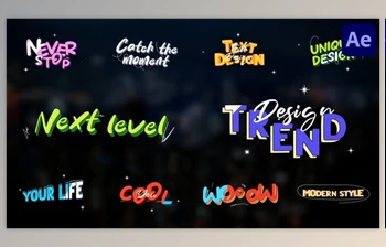 Download Artistic <span class='badge badge-warning'>Colorful</span> Titles for After Effects (Videohive 47437236) - AE Project
