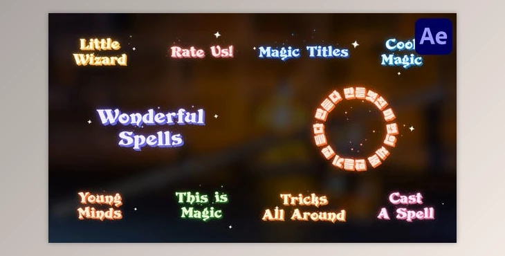 Download Magic Titles for After Effects (Videohive 47437295) - AE Project