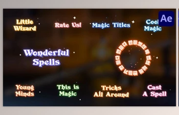 Download Magic Titles for After <span class='badge badge-warning'>Effects</span> (Videohive 47437295) - AE Project