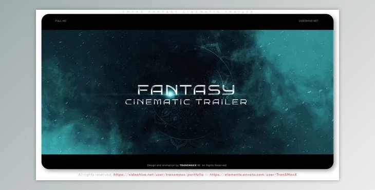Download Smoke Fantasy Cinematic Trailer (VideoHive 46912071) - AE Project