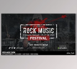Download Rock Music Show (Videohive 47462131) - AE Project