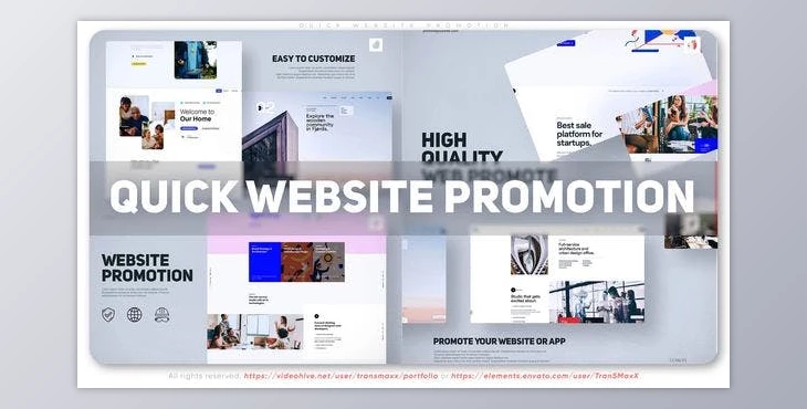 Download Quick Website Promotion (Videohive 46912030) - AE Project