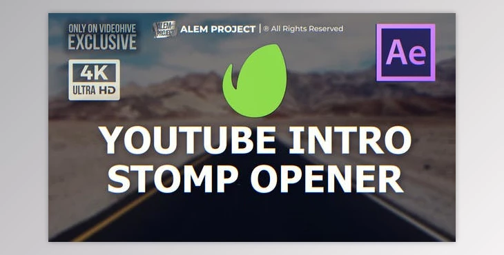 Download Youtube Intro – Stomp Opener (VideoHive 46992660) - AE Project