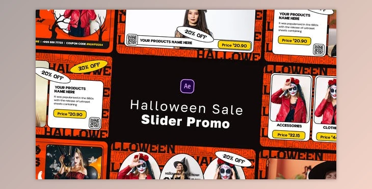 Download Halloween Sale Slider Promo (Videohive 47457282) - AE Project