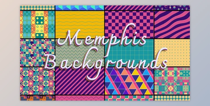 Download Memphis Colorful Backgrounds (Videohive 47490756) - AE Project