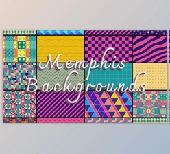 Download Memphis Colorful Backgrounds (Videohive 47490756) - AE Project