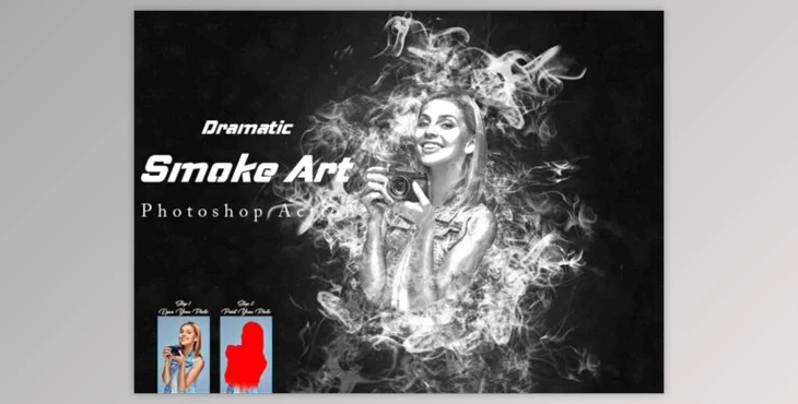 Download Dramatic Smoke Art Photoshop Action