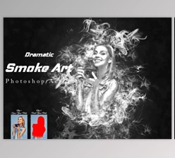 Download Dramatic Smoke Art Photoshop Action