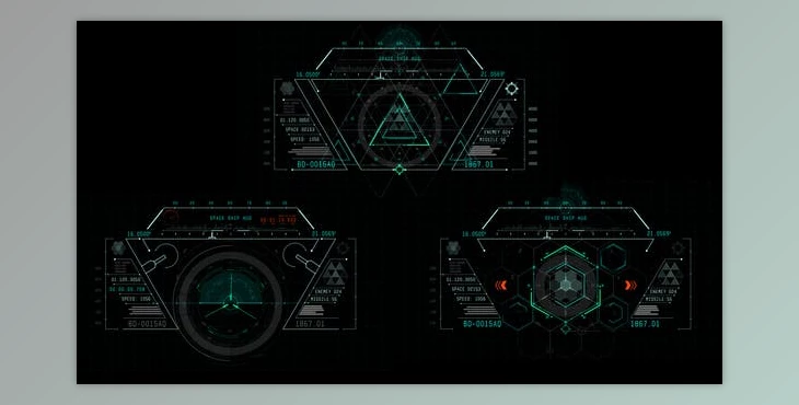 Download HUD700 HUD Ship 2 (Videohive 46800092) - AE Project