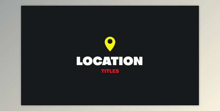 Download Location Titles (Videohive 46868024) - AE Project