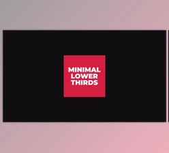 Download Minimal Lower Thirds (Videohive 46868031) - AE Project