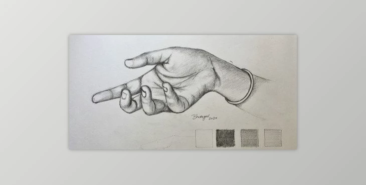 Download How To Draw A Realistic Human Hand Pencil Drawing