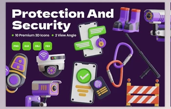 Download Protection and Security <span class='badge badge-warning'>3D</span> <span class='badge badge-warning'>Icon</span> EXENDPE