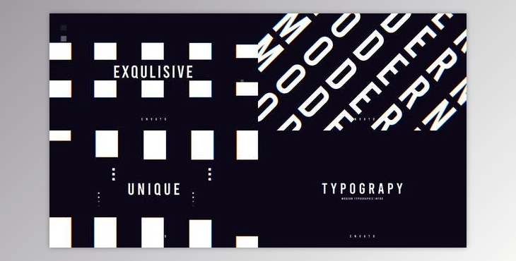 Download Modern Typo Intro (Videohive 47540884) - AE Project