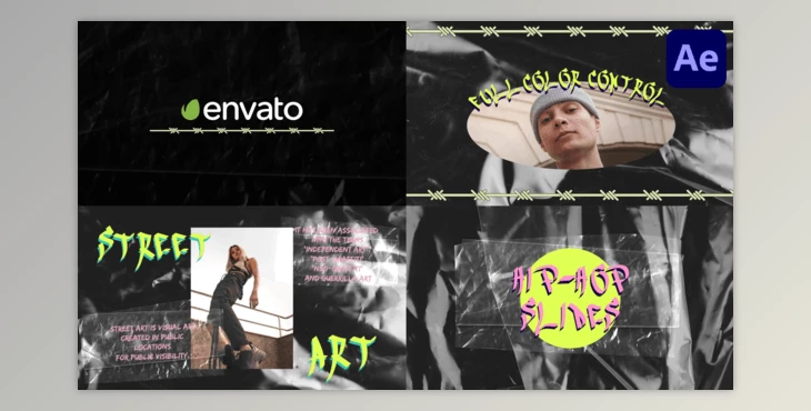 Download Hip-Hop Slides for After Effects (Videohive 47495805) - AE Project