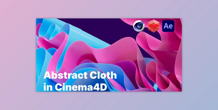 Download Abstract Cloth Animation in Ciema4D