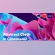 Download Abstract Cloth Animation in Ciema4D