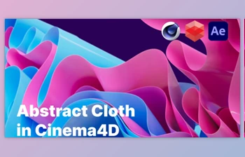 Download Abstract Cloth <span class='badge badge-warning'>Animation</span> in Ciema4D