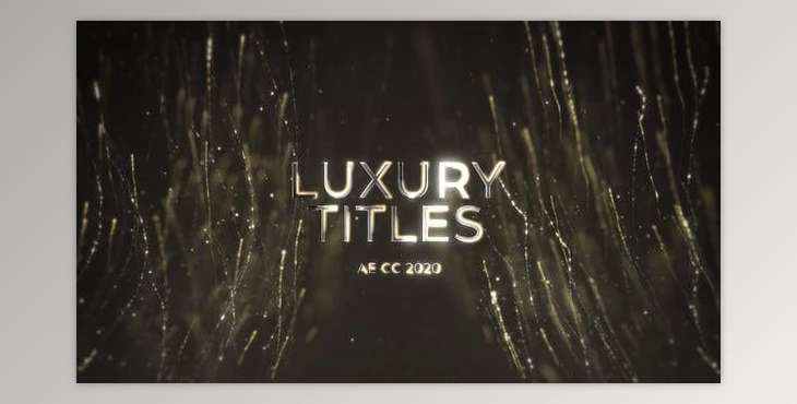 Download Luxury Glitter Streaks Titles (Videohive 47539829) - AE Project