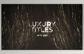 Download Luxury <span class='badge badge-warning'>Glitter</span> Streaks Titles (Videohive 47539829) - AE Project