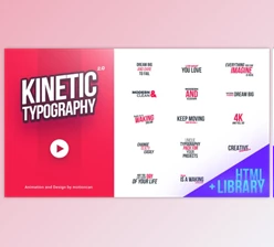Download Kinetic Typography (Videohive 20578796) - AE Project