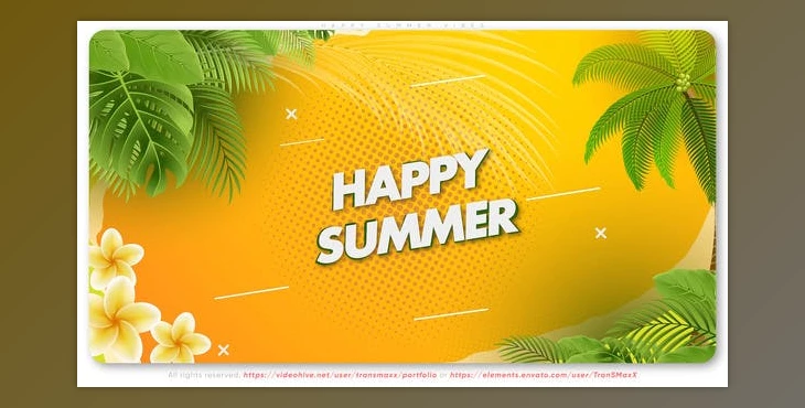 Download Happy Summer Vibes (Videohive 47520923) - AE Project