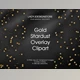 Download Seamless Gold Stardust Overlays