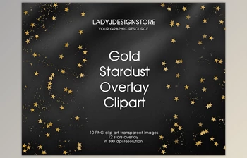 Download Seamless Gold Stardust <span class='badge badge-warning'>Overlays</span>