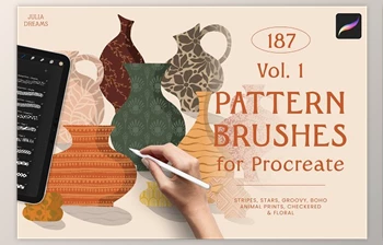 Download Pattern Brushes for Procreate <span class='badge badge-warning'>Vol</span> <span class='badge badge-warning'>1</span> UCHNQJJ