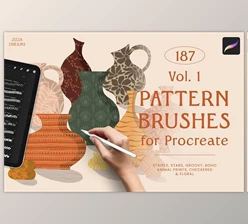 Download Pattern Brushes for Procreate Vol 1 UCHNQJJ