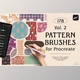 Download Pattern Brushes for Procreate Vol 2 YLZCWSY