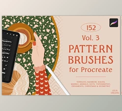 Download Pattern Brushes for Procreate Vol 3 4B9YZTW