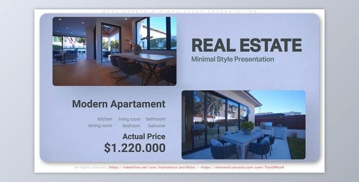 Download Real Estate Minimal Style Presentation (Videohive 47539434) - AE Project