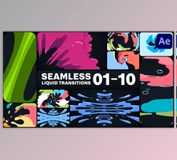 Download Seamless Liquid Transitions for After Effects (Videohive 47530373) - AE Project