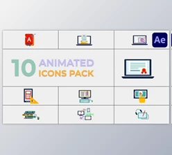 Download Education Icons Pack for After Effects (Videohive 47548054) - AE Project