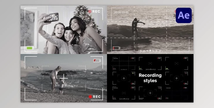 Download Recording Video Pack for After Effects (Videohive 47514665) - AE Project