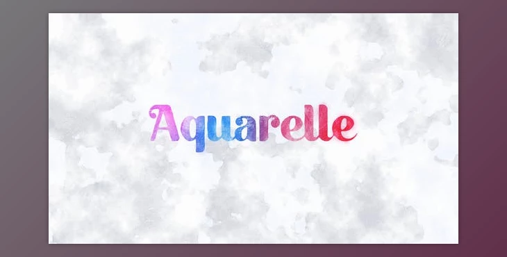 Download Aquarelle Typography (Videohive 47548056)