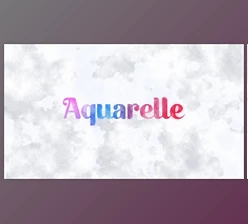 Download Aquarelle Typography (Videohive 47548056)