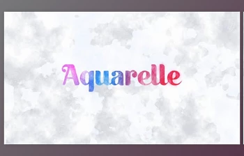 Download Aquarelle <span class='badge badge-warning'>Typography</span> (<span class='badge badge-warning'>Videohive</span> 47548056)