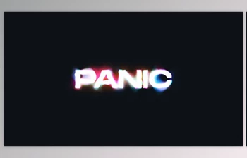 Download Panic <span class='badge badge-warning'>Typography</span> (<span class='badge badge-warning'>Videohive</span> 47548109)