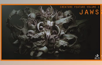 Download Artstation – JAWS – <span class='badge badge-warning'>33</span> Monster Mouths ‘n Skulls & IMM Brush Pack