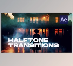 Download Halftone Dots Transitions (Videohive 47585796) - AE Project