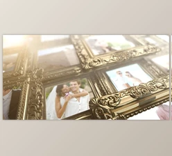 Download Slideshow Glossy Gold Vintage Frames (Videohive 7616685) - AE Project