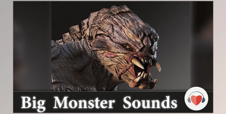 Download Unreal Engine Sound & Music Big Monster Sounds Pack V5.1
