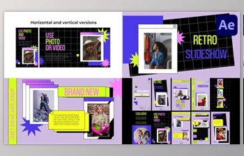 Download Retro Slideshow for After <span class='badge badge-warning'>Effects</span> (Videohive 47390329) - AE Project