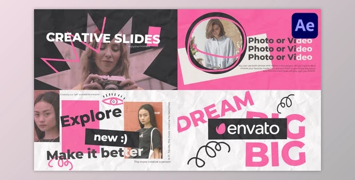 Download Paper Creative Slideshow for After Effects (Videohive 47639680) - AE Project